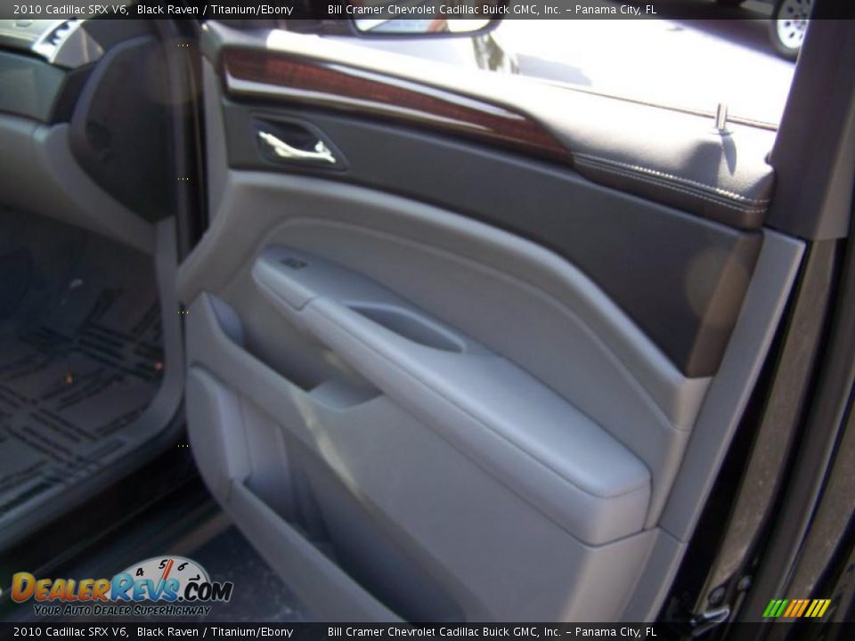 2010 Cadillac SRX V6 Black Raven / Titanium/Ebony Photo #24