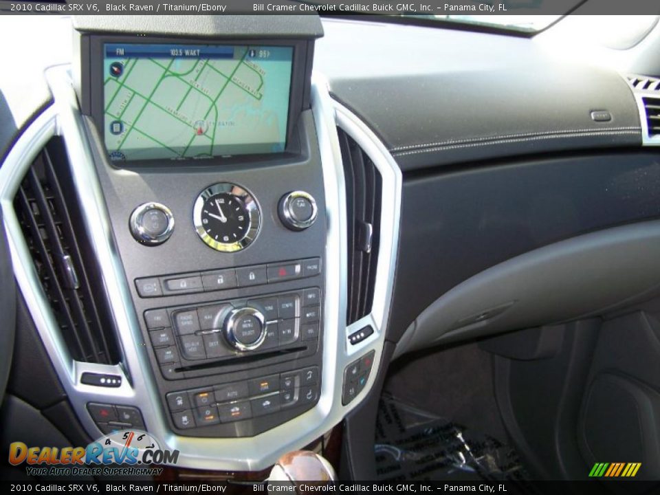2010 Cadillac SRX V6 Black Raven / Titanium/Ebony Photo #28