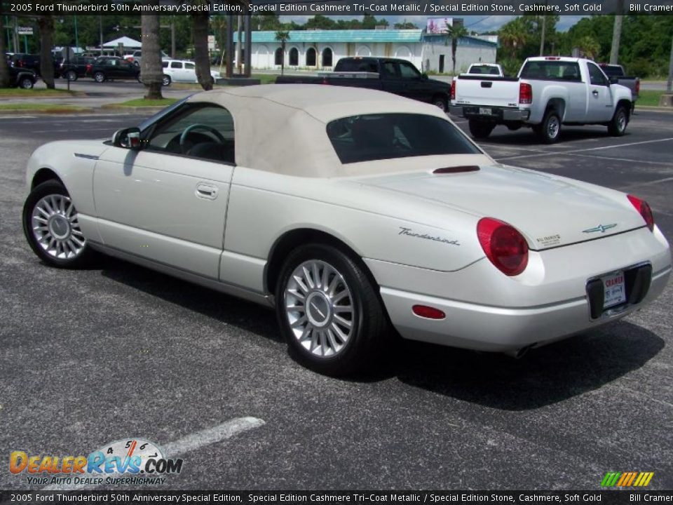 2005 Ford Thunderbird 50th Anniversary Special Edition Special Edition Cashmere Tri-Coat Metallic / Special Edition Stone, Cashmere, Soft Gold Photo #7
