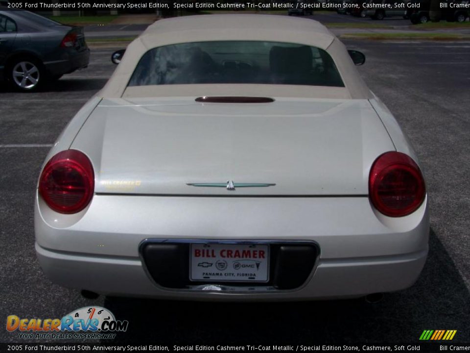 2005 Ford Thunderbird 50th Anniversary Special Edition Special Edition Cashmere Tri-Coat Metallic / Special Edition Stone, Cashmere, Soft Gold Photo #8