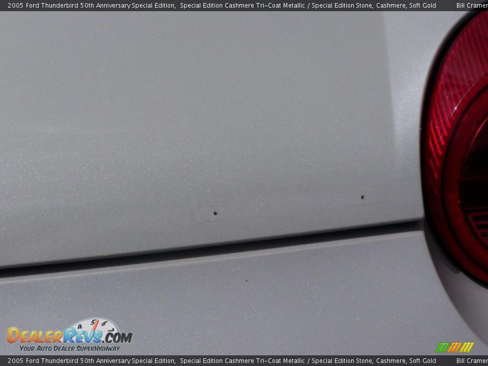 2005 Ford Thunderbird 50th Anniversary Special Edition Special Edition Cashmere Tri-Coat Metallic / Special Edition Stone, Cashmere, Soft Gold Photo #10