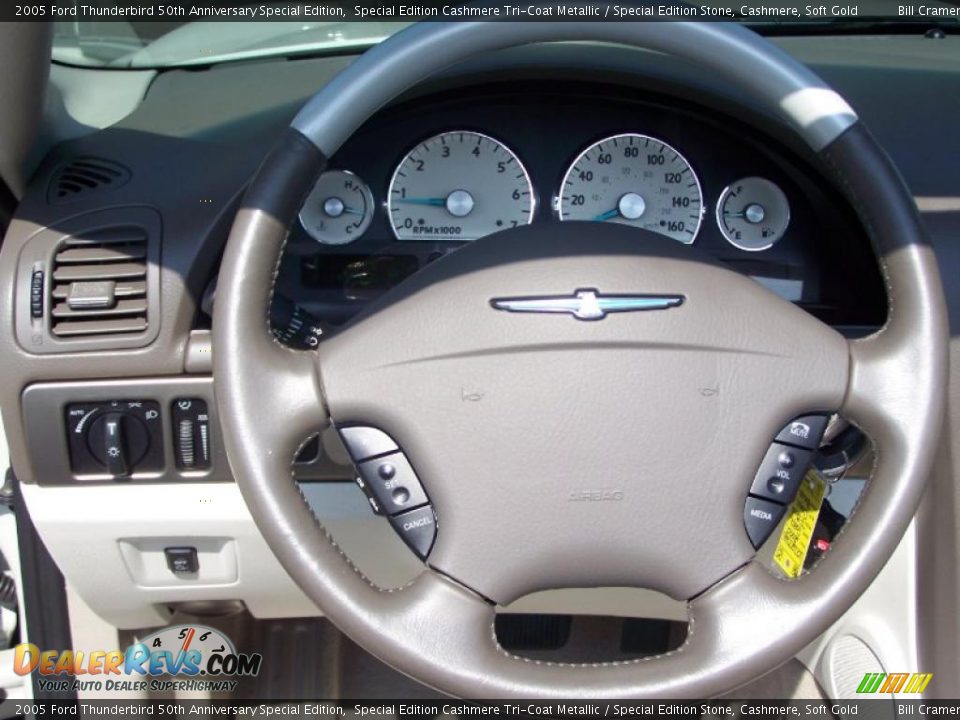 2005 Ford Thunderbird 50th Anniversary Special Edition Special Edition Cashmere Tri-Coat Metallic / Special Edition Stone, Cashmere, Soft Gold Photo #20