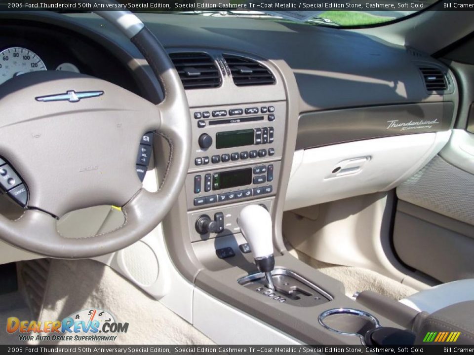 2005 Ford Thunderbird 50th Anniversary Special Edition Special Edition Cashmere Tri-Coat Metallic / Special Edition Stone, Cashmere, Soft Gold Photo #21