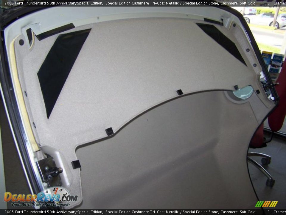 2005 Ford Thunderbird 50th Anniversary Special Edition Special Edition Cashmere Tri-Coat Metallic / Special Edition Stone, Cashmere, Soft Gold Photo #30