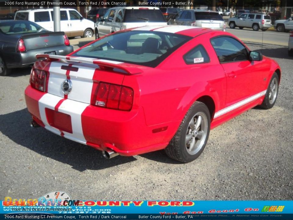 2006 Ford Mustang GT Premium Coupe Torch Red / Dark Charcoal Photo #2