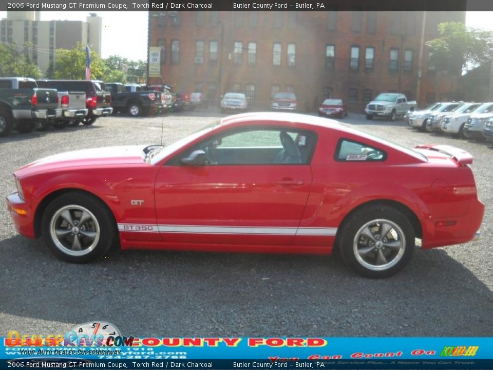 2006 Ford Mustang GT Premium Coupe Torch Red / Dark Charcoal Photo #5