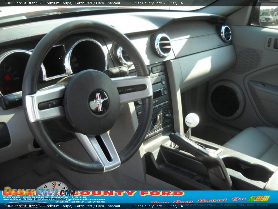 2006 Ford Mustang GT Premium Coupe Torch Red / Dark Charcoal Photo #7