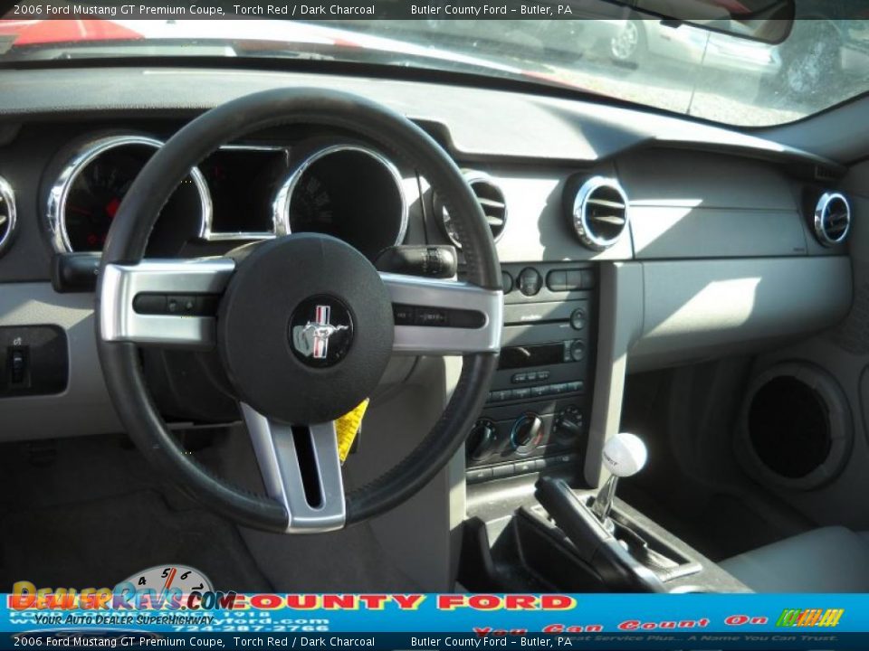 2006 Ford Mustang GT Premium Coupe Torch Red / Dark Charcoal Photo #9