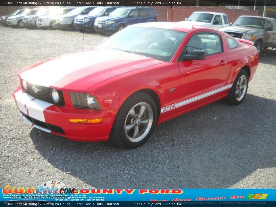 2006 Ford Mustang GT Premium Coupe Torch Red / Dark Charcoal Photo #18
