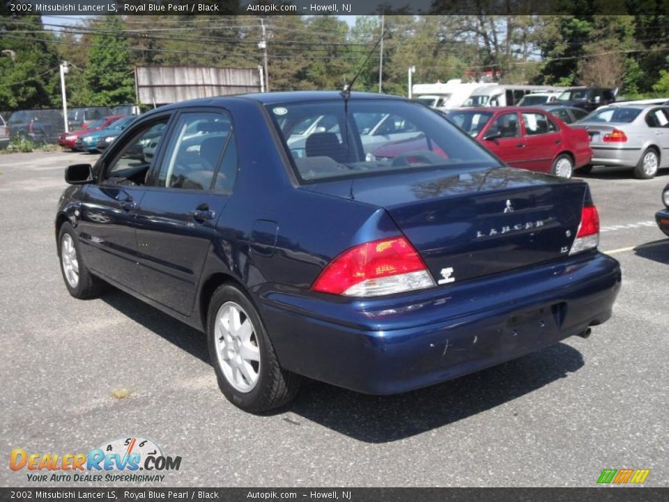 2002 Mitsubishi Lancer LS Royal Blue Pearl / Black Photo #5