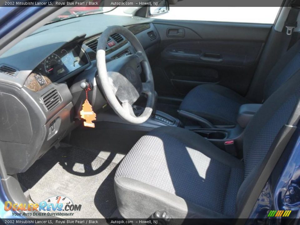2002 Mitsubishi Lancer LS Royal Blue Pearl / Black Photo #9