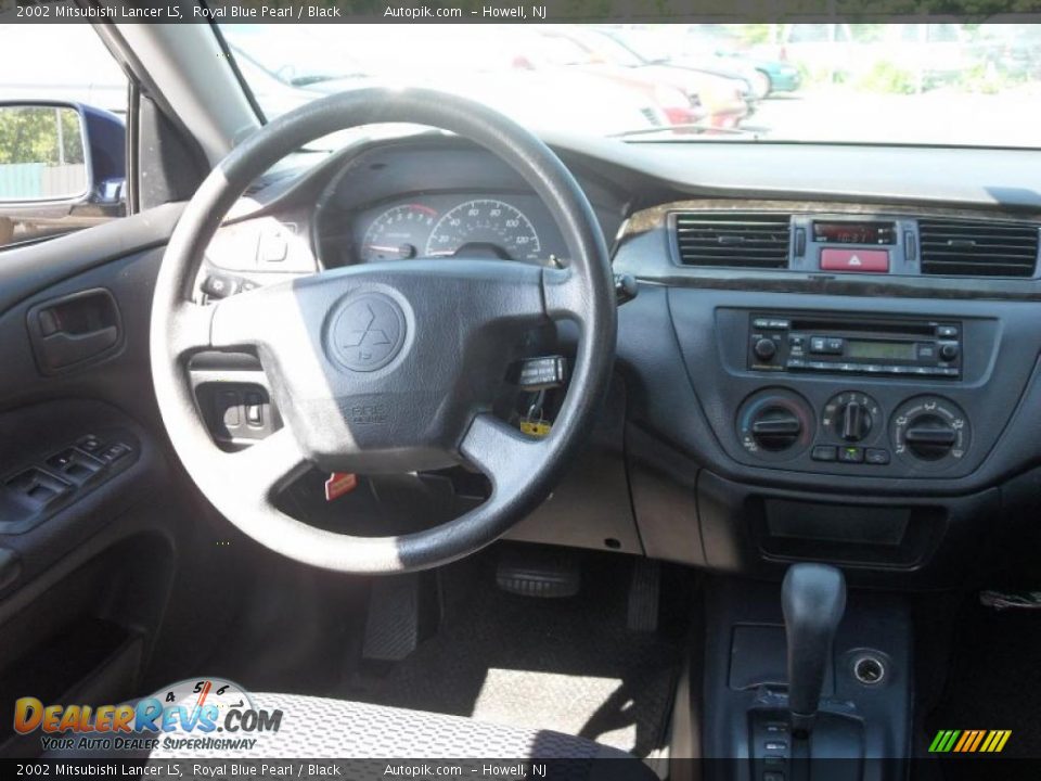 2002 Mitsubishi Lancer LS Royal Blue Pearl / Black Photo #13