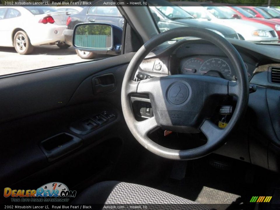 2002 Mitsubishi Lancer LS Royal Blue Pearl / Black Photo #14