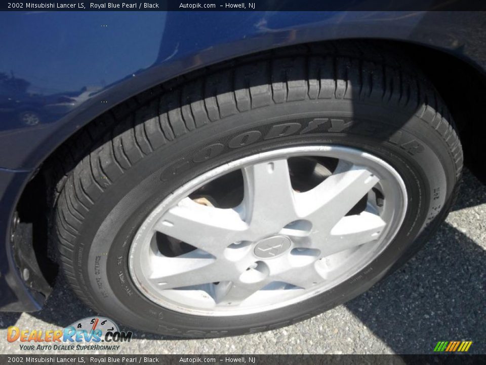 2002 Mitsubishi Lancer LS Royal Blue Pearl / Black Photo #16