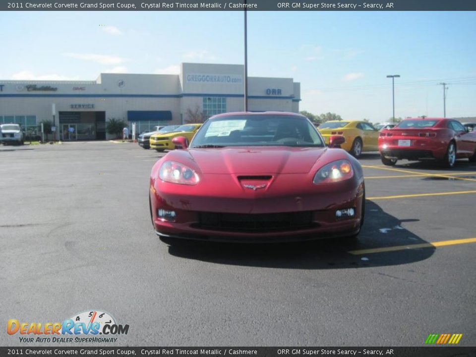 2011 Chevrolet Corvette Grand Sport Coupe Crystal Red Tintcoat Metallic / Cashmere Photo #2