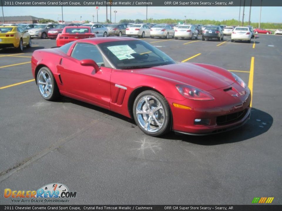 2011 Chevrolet Corvette Grand Sport Coupe Crystal Red Tintcoat Metallic / Cashmere Photo #3
