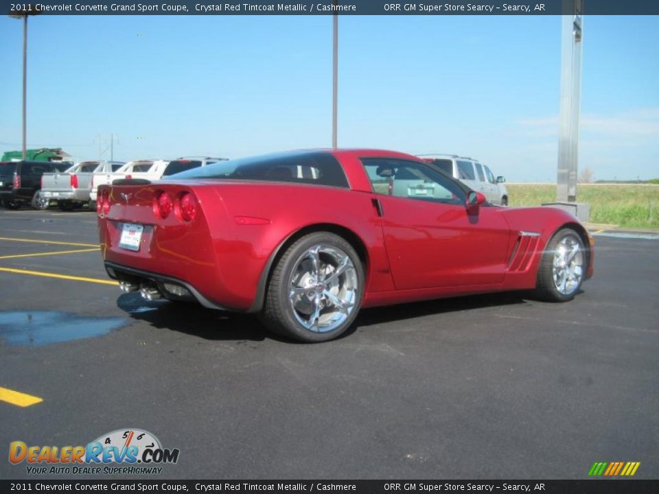 2011 Chevrolet Corvette Grand Sport Coupe Crystal Red Tintcoat Metallic / Cashmere Photo #4