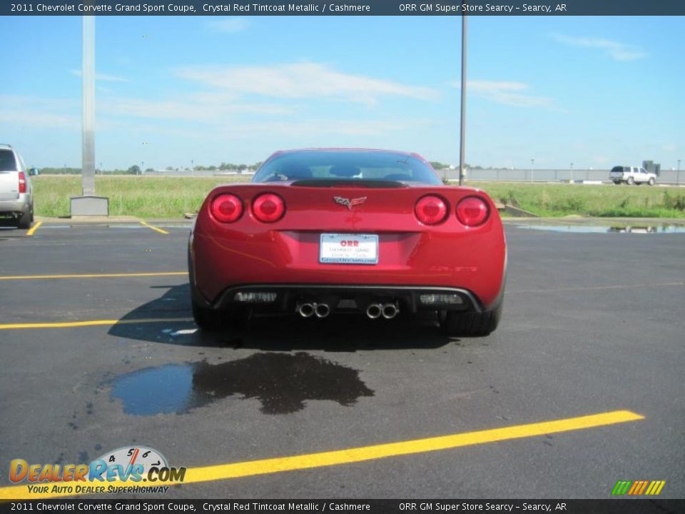 2011 Chevrolet Corvette Grand Sport Coupe Crystal Red Tintcoat Metallic / Cashmere Photo #5