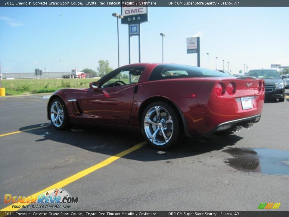 2011 Chevrolet Corvette Grand Sport Coupe Crystal Red Tintcoat Metallic / Cashmere Photo #6