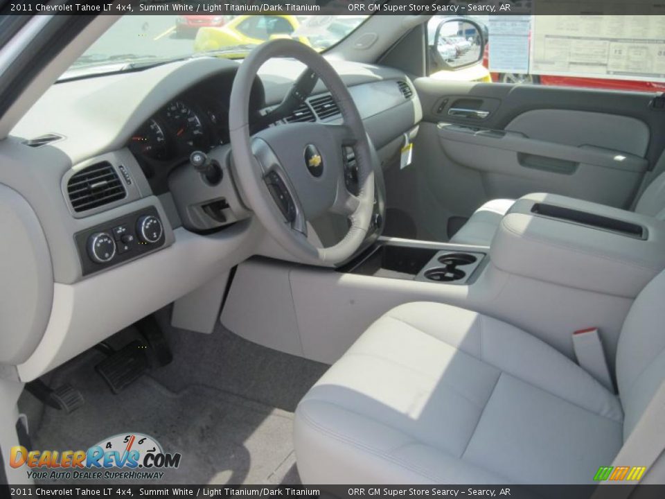 2011 Chevrolet Tahoe LT 4x4 Summit White / Light Titanium/Dark Titanium Photo #7