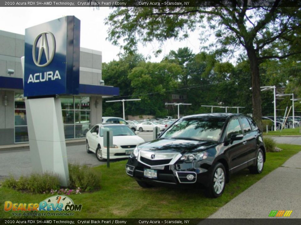 2010 Acura RDX SH-AWD Technology Crystal Black Pearl / Ebony Photo #1