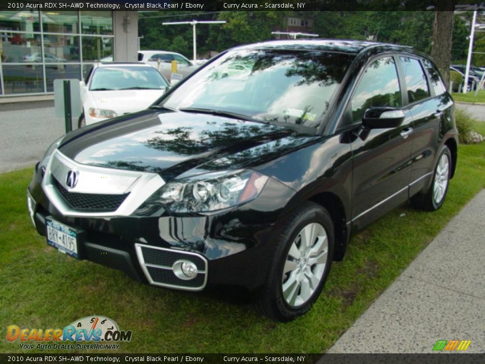 2010 Acura RDX SH-AWD Technology Crystal Black Pearl / Ebony Photo #2