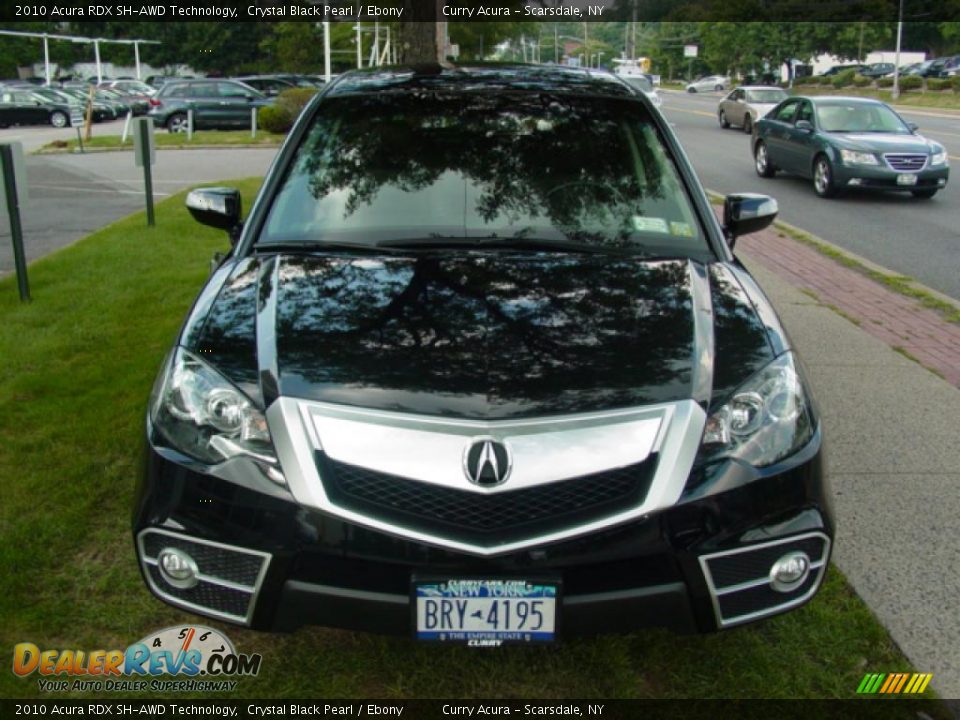 2010 Acura RDX SH-AWD Technology Crystal Black Pearl / Ebony Photo #3