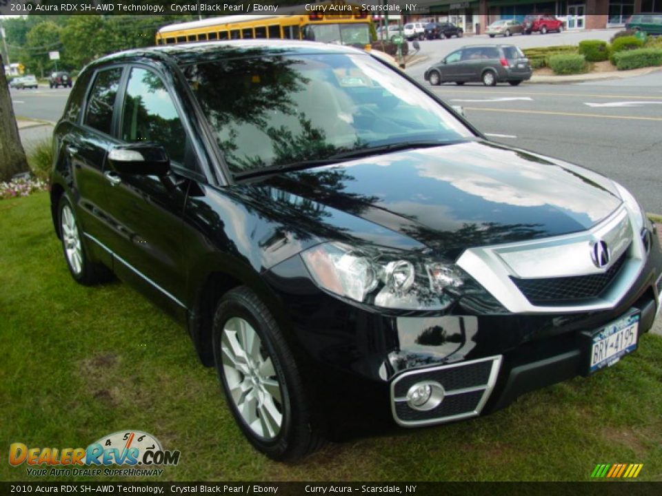 2010 Acura RDX SH-AWD Technology Crystal Black Pearl / Ebony Photo #4