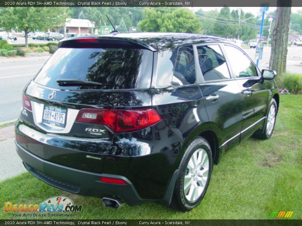 2010 Acura RDX SH-AWD Technology Crystal Black Pearl / Ebony Photo #5
