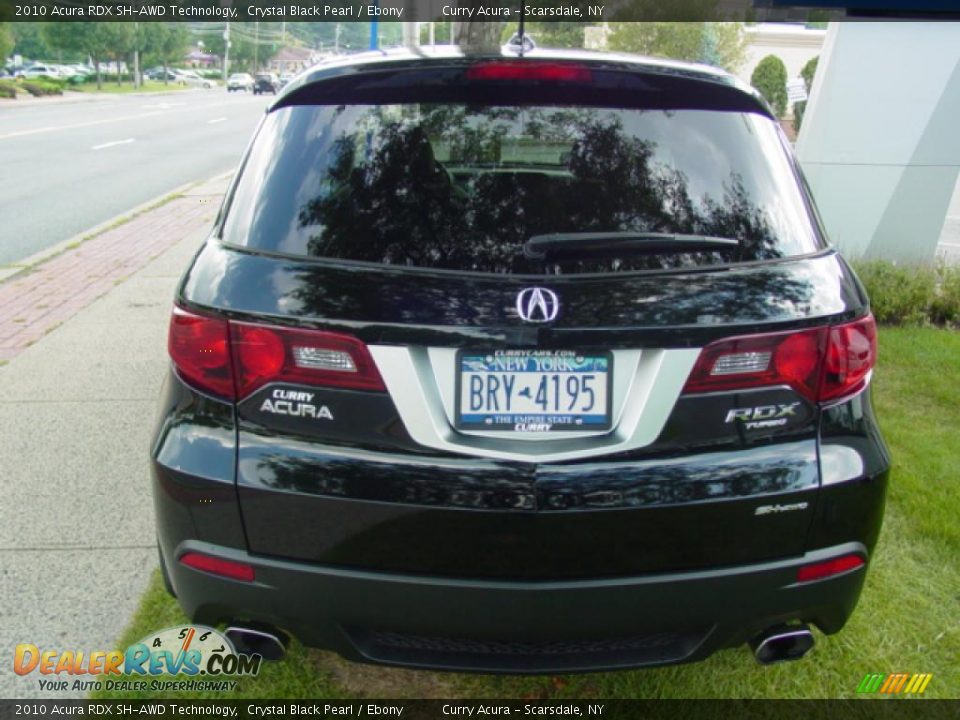 2010 Acura RDX SH-AWD Technology Crystal Black Pearl / Ebony Photo #6