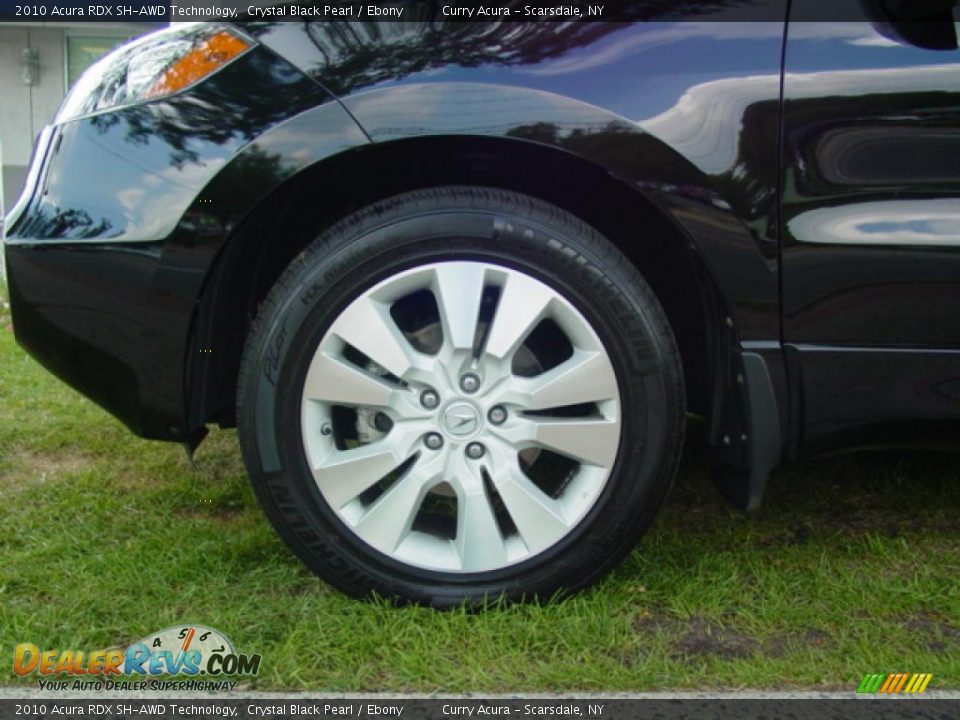 2010 Acura RDX SH-AWD Technology Crystal Black Pearl / Ebony Photo #8