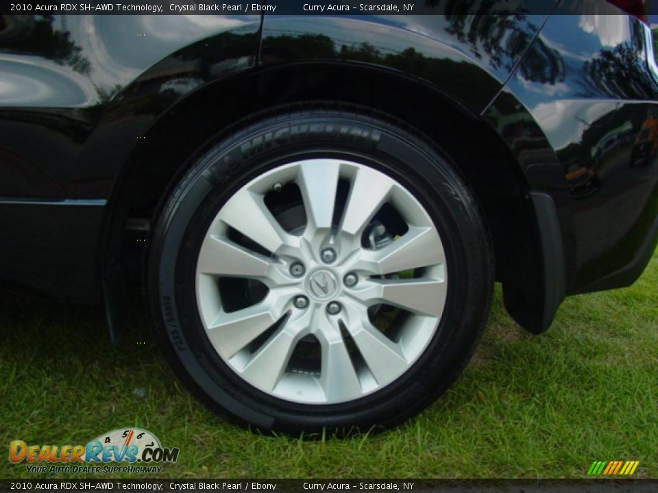 2010 Acura RDX SH-AWD Technology Crystal Black Pearl / Ebony Photo #9