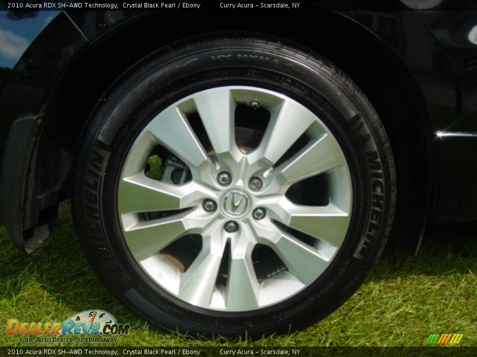 2010 Acura RDX SH-AWD Technology Crystal Black Pearl / Ebony Photo #10