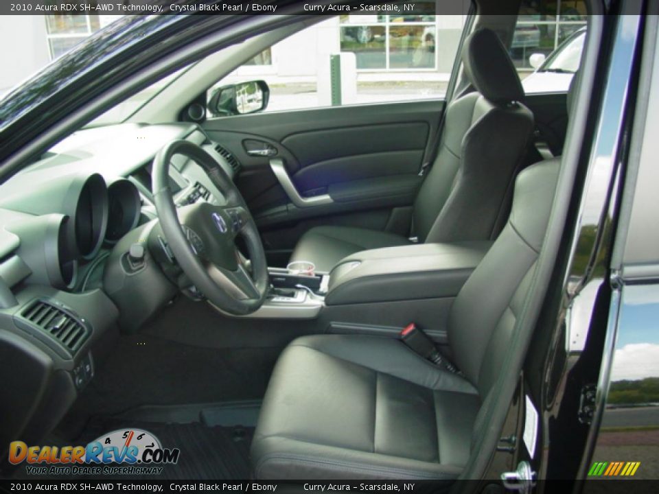 2010 Acura RDX SH-AWD Technology Crystal Black Pearl / Ebony Photo #12