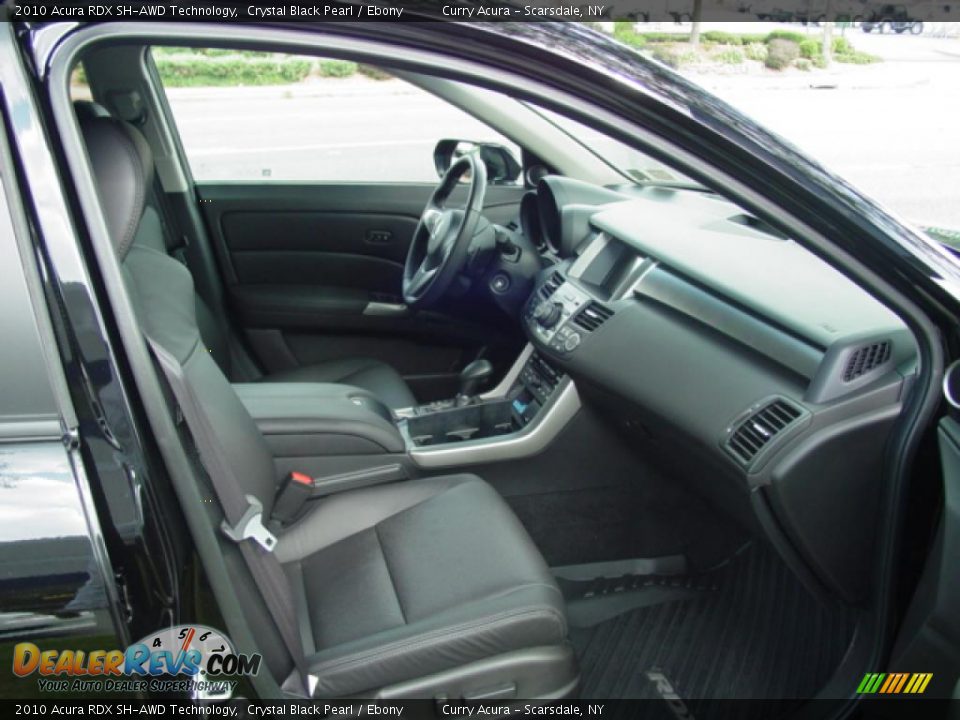 2010 Acura RDX SH-AWD Technology Crystal Black Pearl / Ebony Photo #15