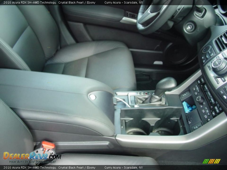 2010 Acura RDX SH-AWD Technology Crystal Black Pearl / Ebony Photo #17