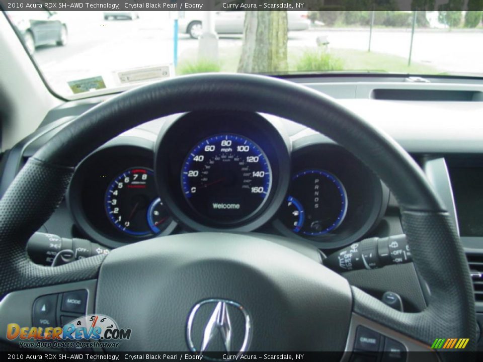 2010 Acura RDX SH-AWD Technology Crystal Black Pearl / Ebony Photo #20