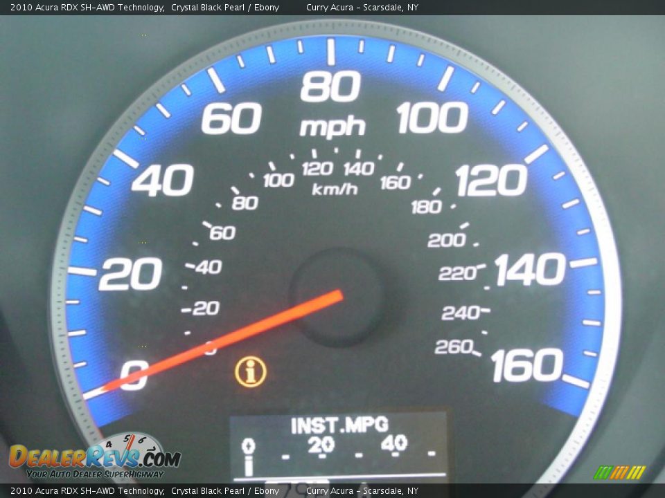 2010 Acura RDX SH-AWD Technology Crystal Black Pearl / Ebony Photo #21