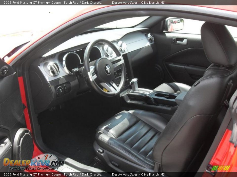 2005 Ford Mustang GT Premium Coupe Torch Red / Dark Charcoal Photo #5