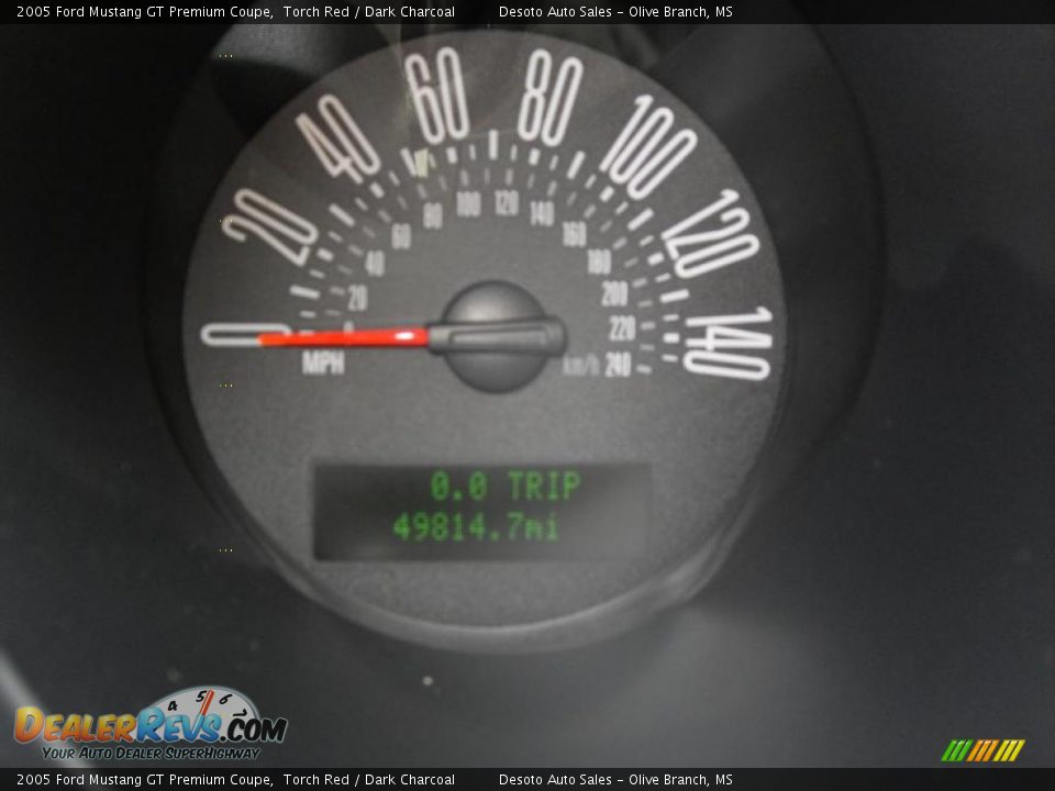 2005 Ford Mustang GT Premium Coupe Torch Red / Dark Charcoal Photo #6