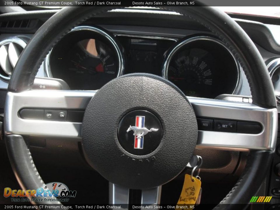 2005 Ford Mustang GT Premium Coupe Torch Red / Dark Charcoal Photo #7