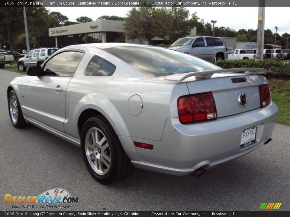 2006 Ford Mustang GT Premium Coupe Satin Silver Metallic / Light Graphite Photo #3