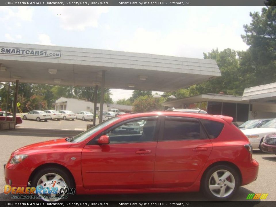 2004 Mazda MAZDA3 s Hatchback Velocity Red / Black/Red Photo #5