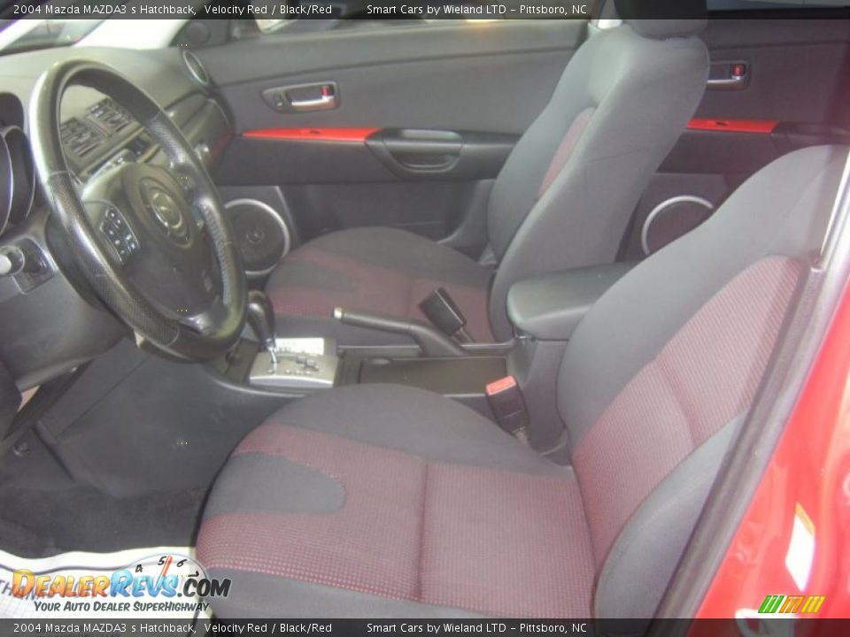 2004 Mazda MAZDA3 s Hatchback Velocity Red / Black/Red Photo #10