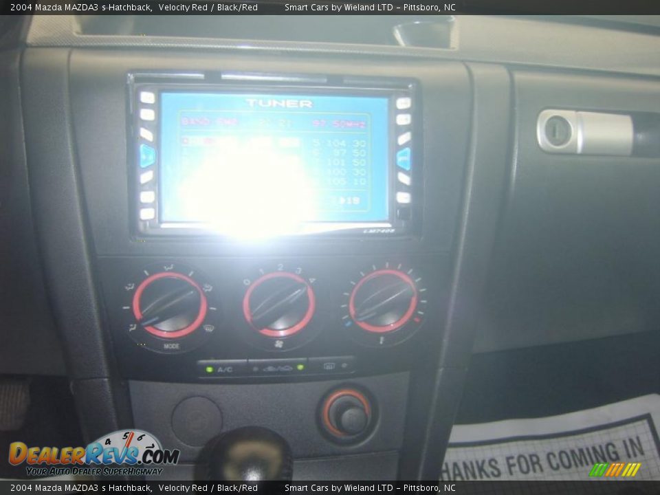 2004 Mazda MAZDA3 s Hatchback Velocity Red / Black/Red Photo #12