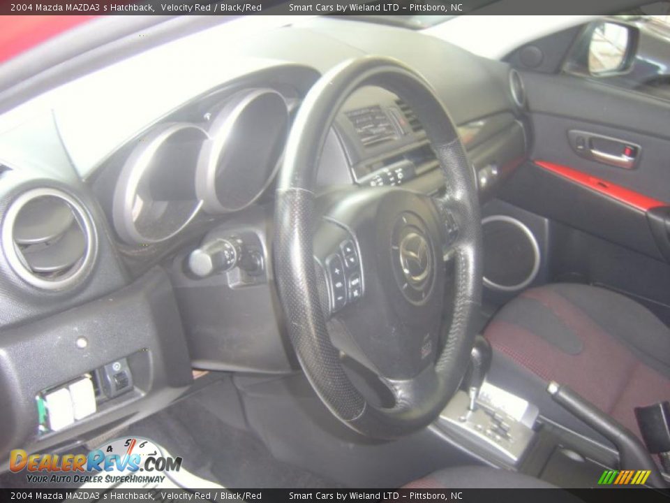 2004 Mazda MAZDA3 s Hatchback Velocity Red / Black/Red Photo #14