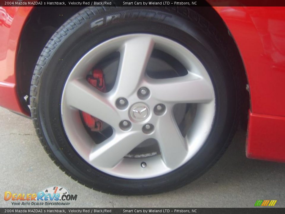 2004 Mazda MAZDA3 s Hatchback Velocity Red / Black/Red Photo #17