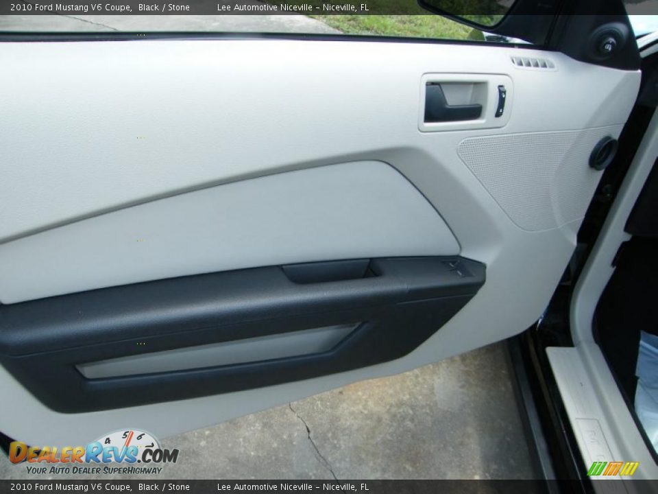 2010 Ford Mustang V6 Coupe Black / Stone Photo #19