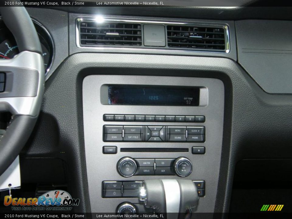 2010 Ford Mustang V6 Coupe Black / Stone Photo #22