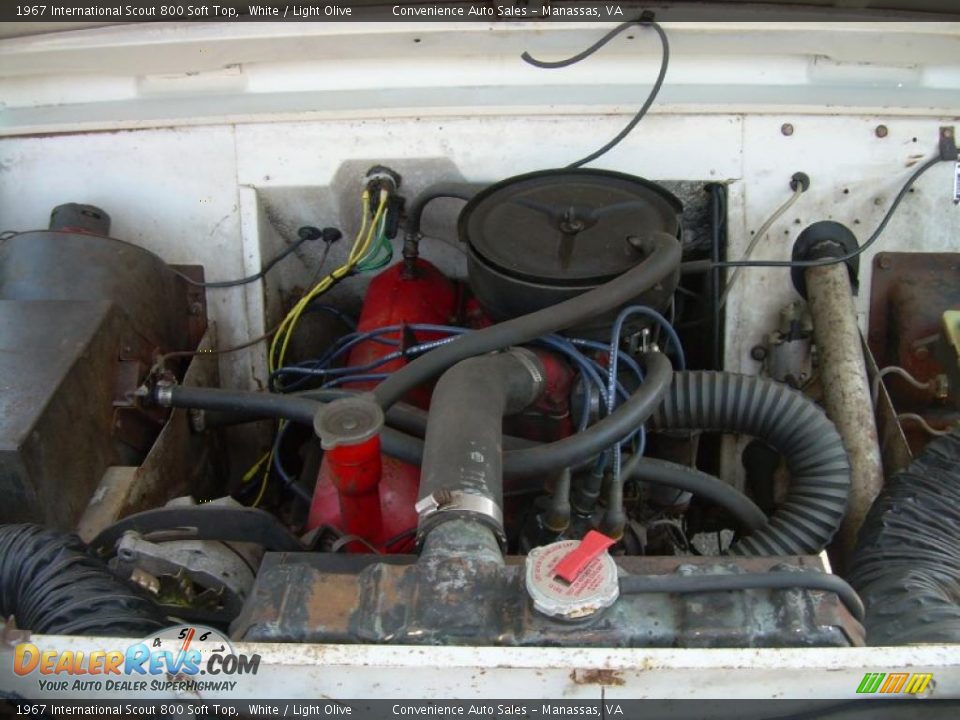 1967 International Scout 800 Soft Top 4 Cylinder Engine Photo #12
